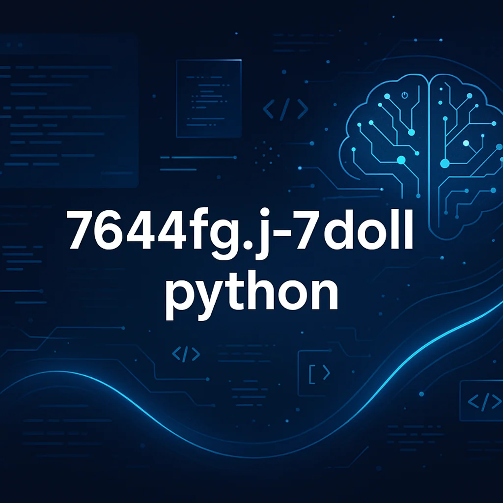 7644fg.j-7doll python – A Deep Dive into Its Meaning, Use, and Future