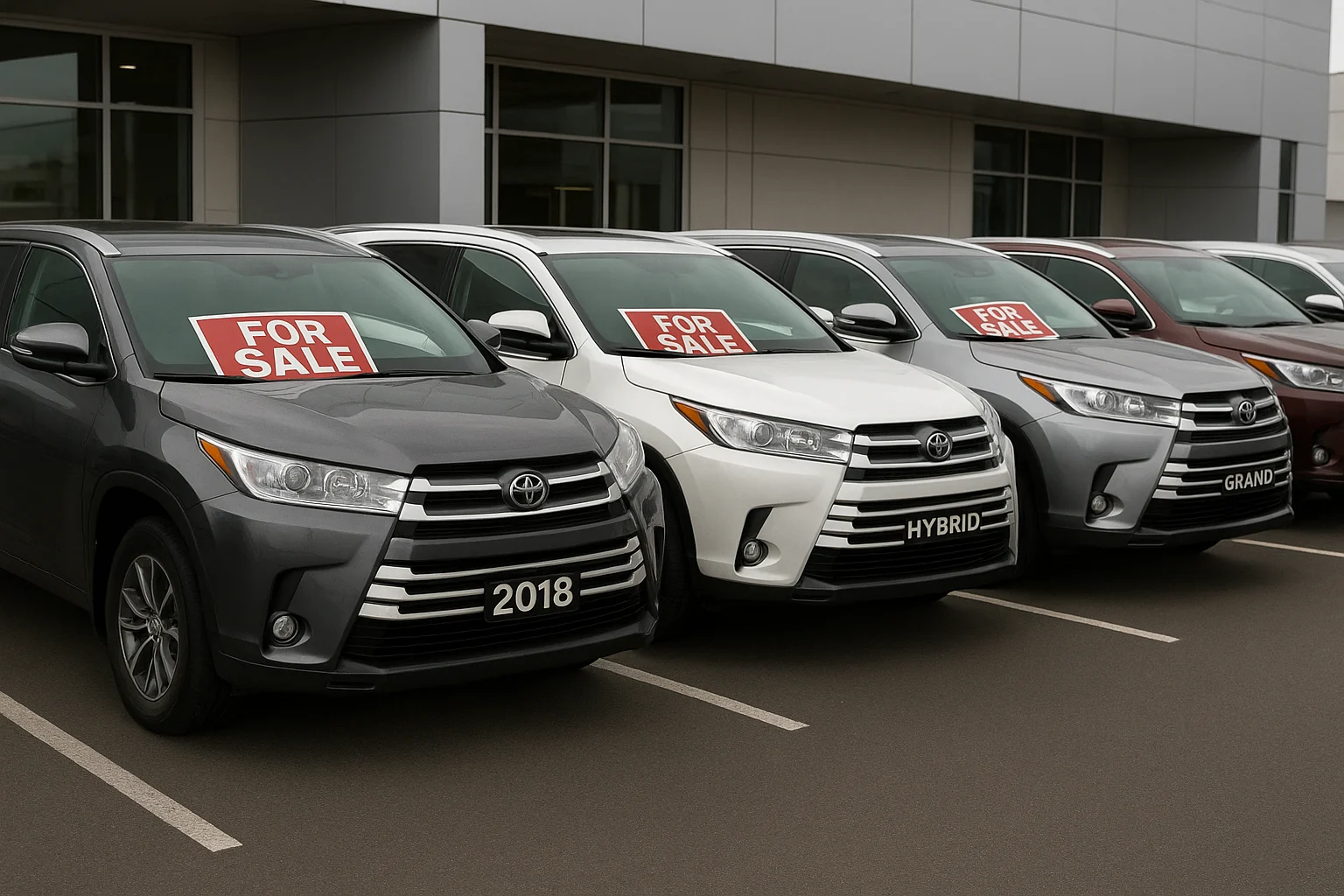 toyota highlander fir sale